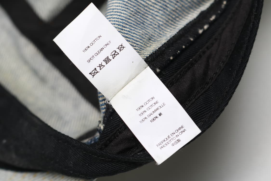 23ss 슈프림 더티 인디고 데님 캠프캡 모자 상품이미지8