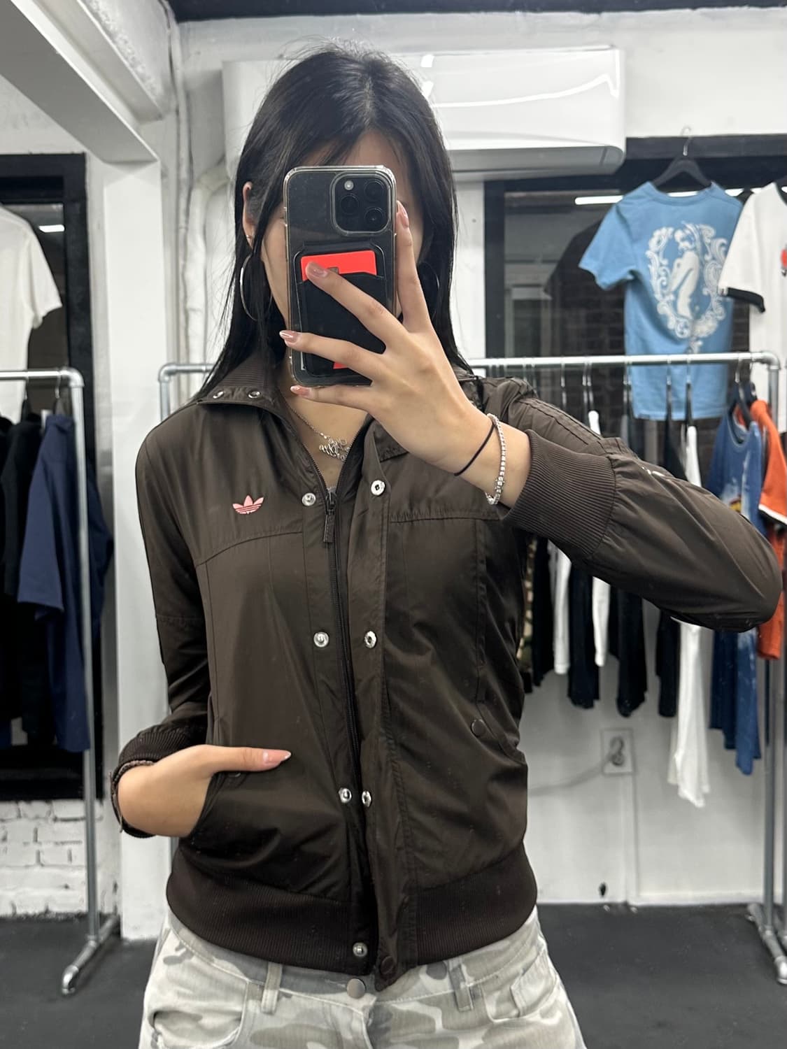 아디다스 파이어버드 브라운 자켓 상품이미지1
