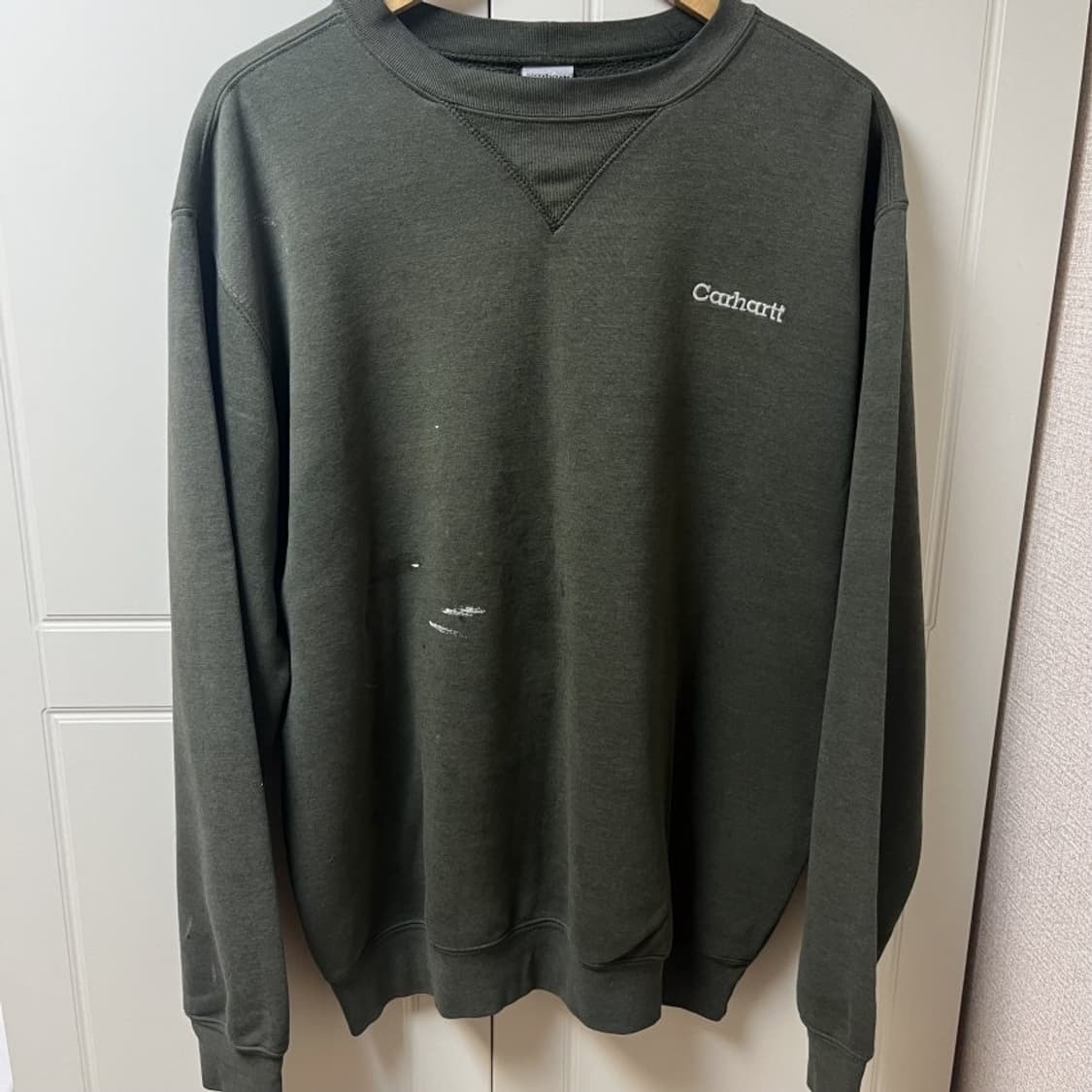 [M] 90s 빈티지 칼하트 크루넥 그린 상품이미지1