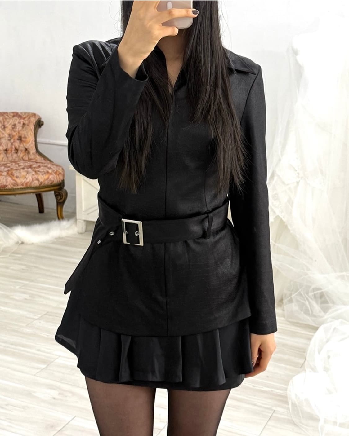 Barbie black mini skirt 상품이미지6