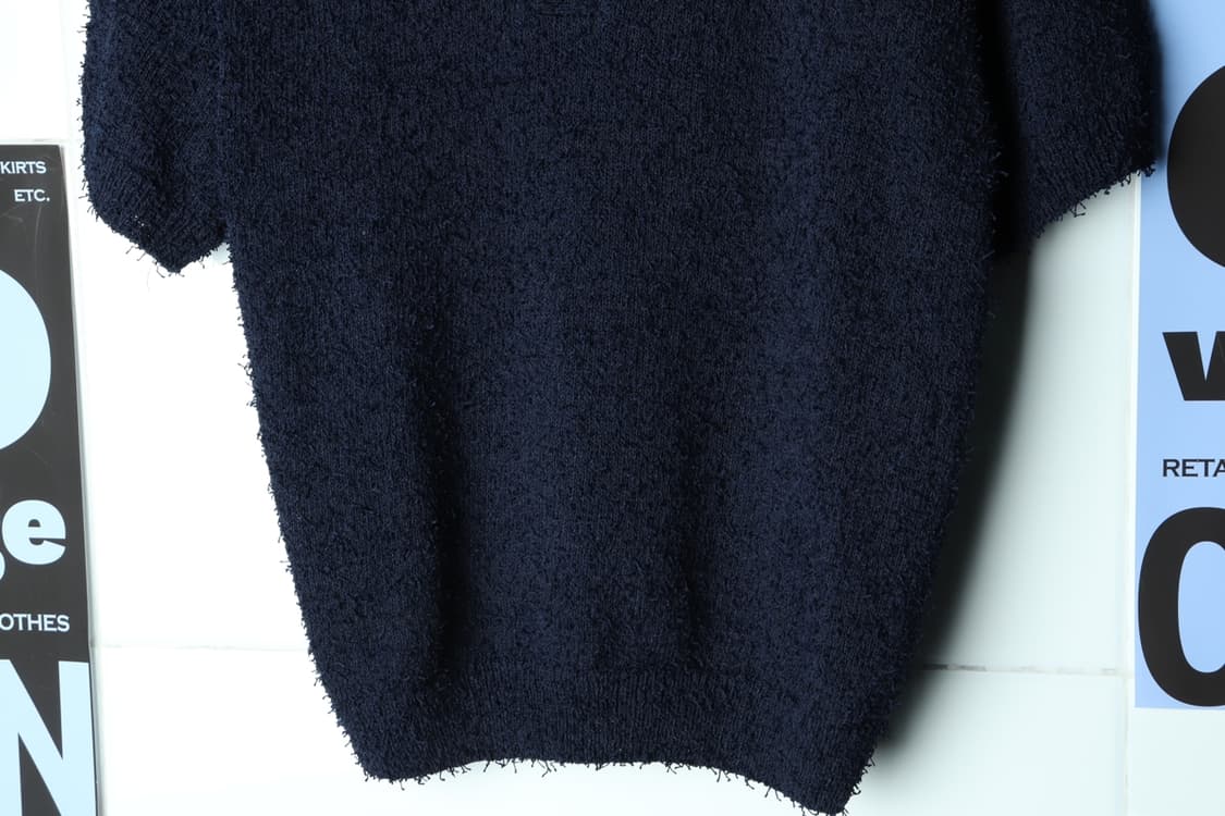 (M-XL) 밀로 아카이브 반팔 카라 티셔츠 부클 타월 니트-7B0E 상품이미지4