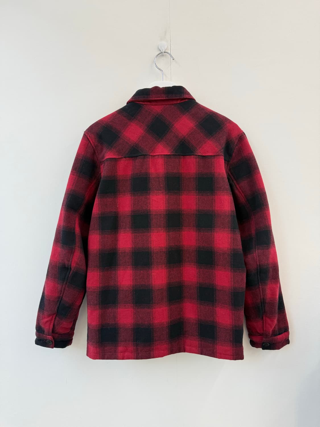 오클리 레드체크 리버시블 카라 점퍼 상품이미지5