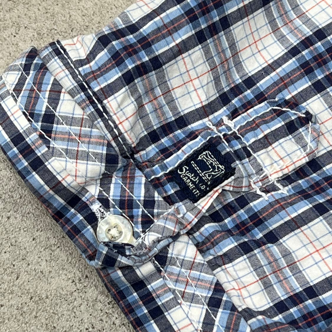 스카치앤소다 체크하프셔츠 s10589 상품이미지6