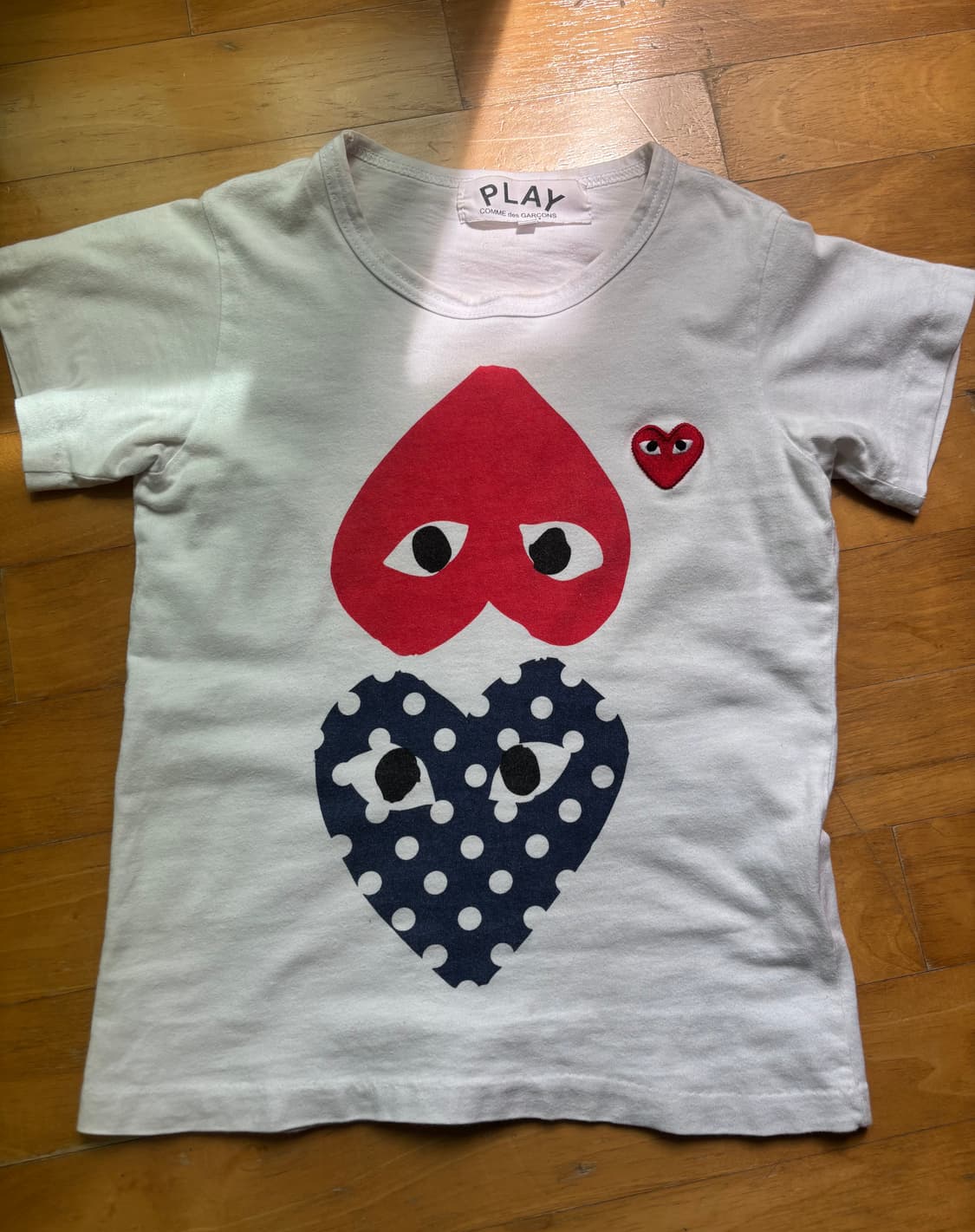 꼼데 도트 반팔티 상품이미지1