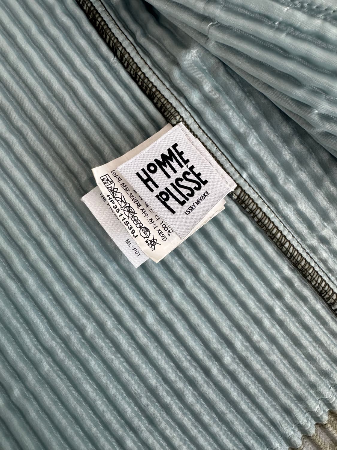 옴므플리세 베이직 자켓 Khaki & Blue Cedar 3 상품이미지5