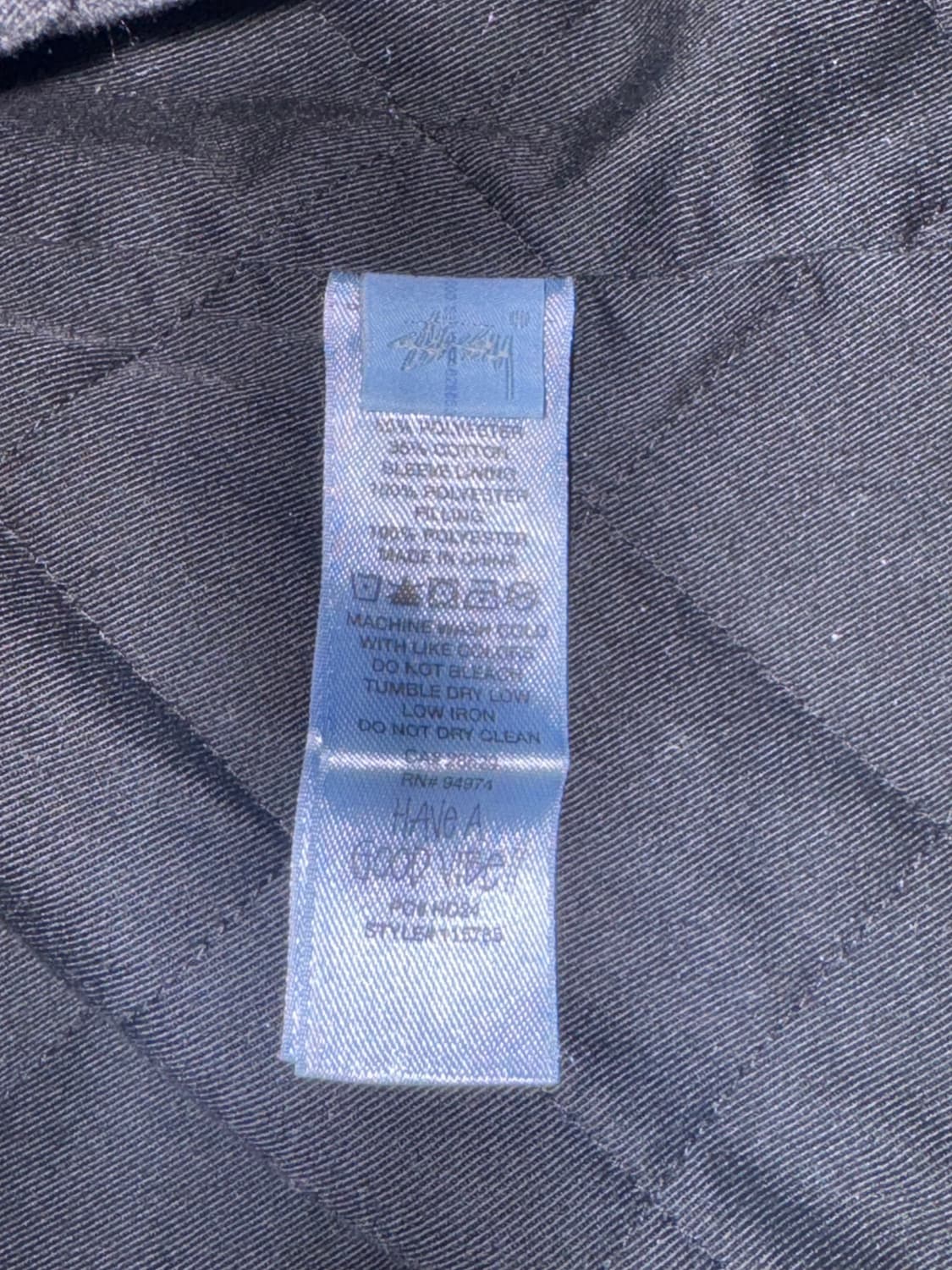 스투시 워크 자켓 네이비 S 상품이미지5