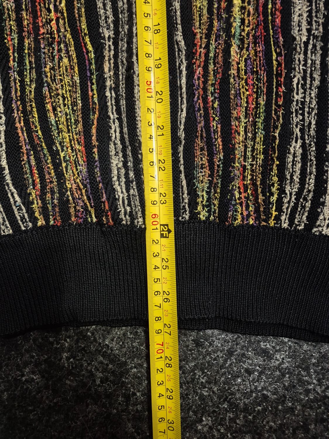 REDOX 레독스 빈티지 스트라이프 패턴 니트 남성 105사이즈 상품이미지9