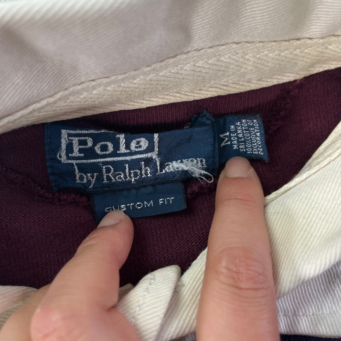 100 폴로랄프로렌 스트라이프 럭비티 상품이미지4