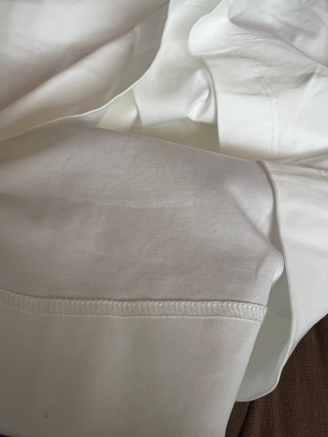 코스 COS 여성 화이트 브이넥 코튼티셔츠 미니원피스 상품이미지6