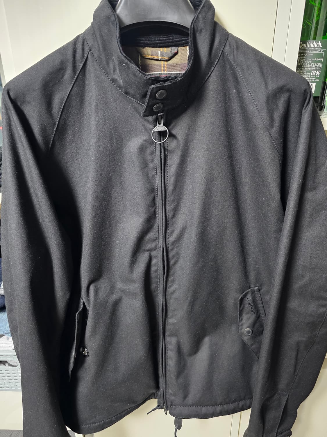 바버X바라쿠타 블랙 G4왁스자켓 XL 민트급 상품이미지1