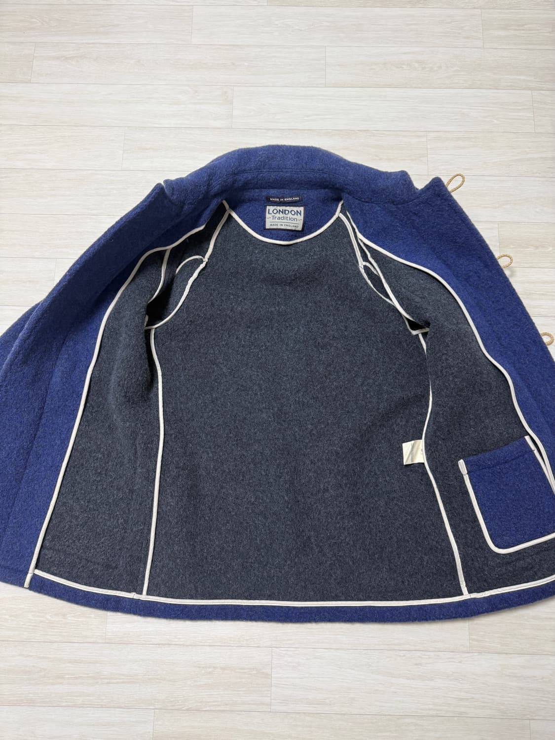 런던 트레디션 더플 코트 블루 (london tradition) 상품이미지6