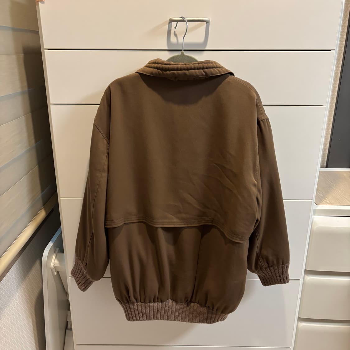 일본제 빈티지 모카무스 브라운 하이넥 봄버 자켓 상품이미지6
