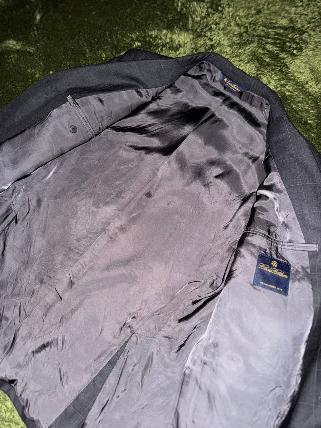 [42] 브룩스 브라더스 재팬 별주 윈도우페인 체크 블레이저 자켓 상품이미지5