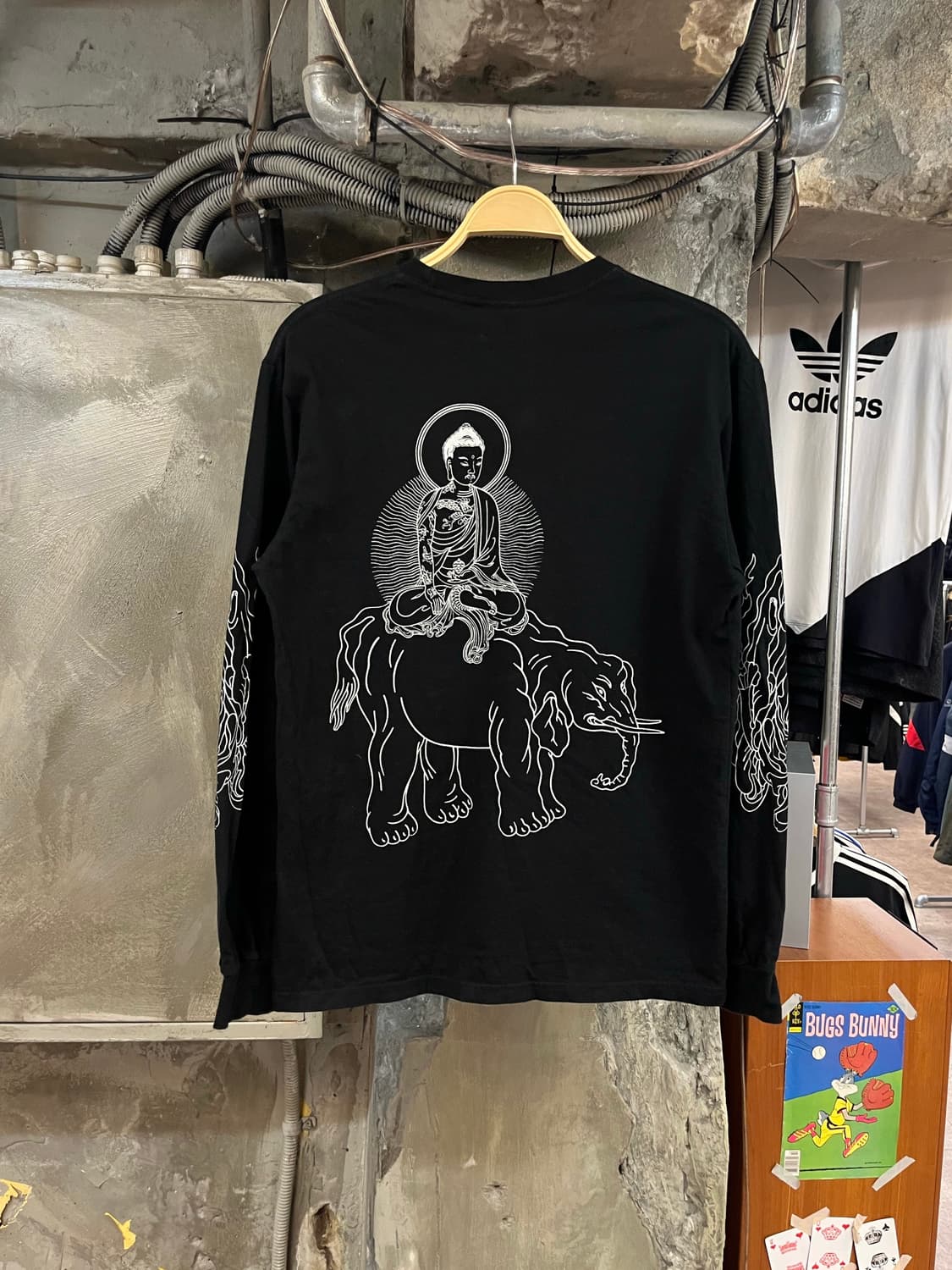 파인콘랩 회기쭉티 롱슬리브리스 블랙 M #csz2385  상품이미지1