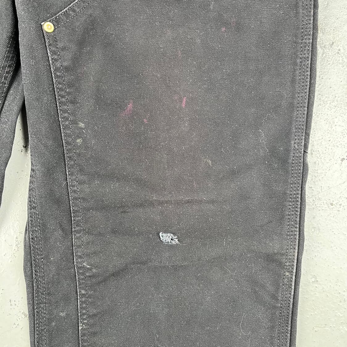 빈티지 칼하트 더블니B01 블랙 워크팬츠 상품이미지7