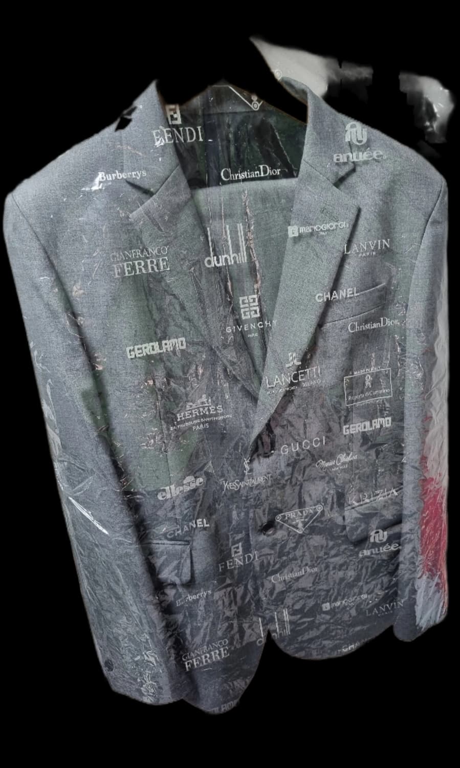 모노소잉(헨스) 수트 셋업 남자 정장 그레이 48 사이즈 상품이미지1