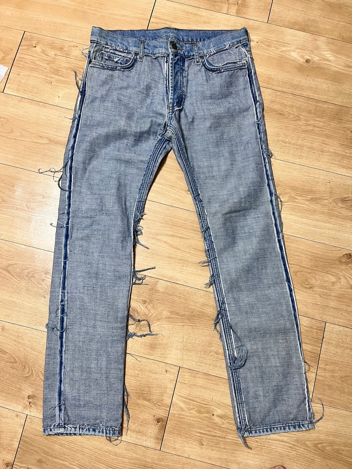 메종 마르지엘라 h&m 리버스 진 데님 팬츠 상품이미지1