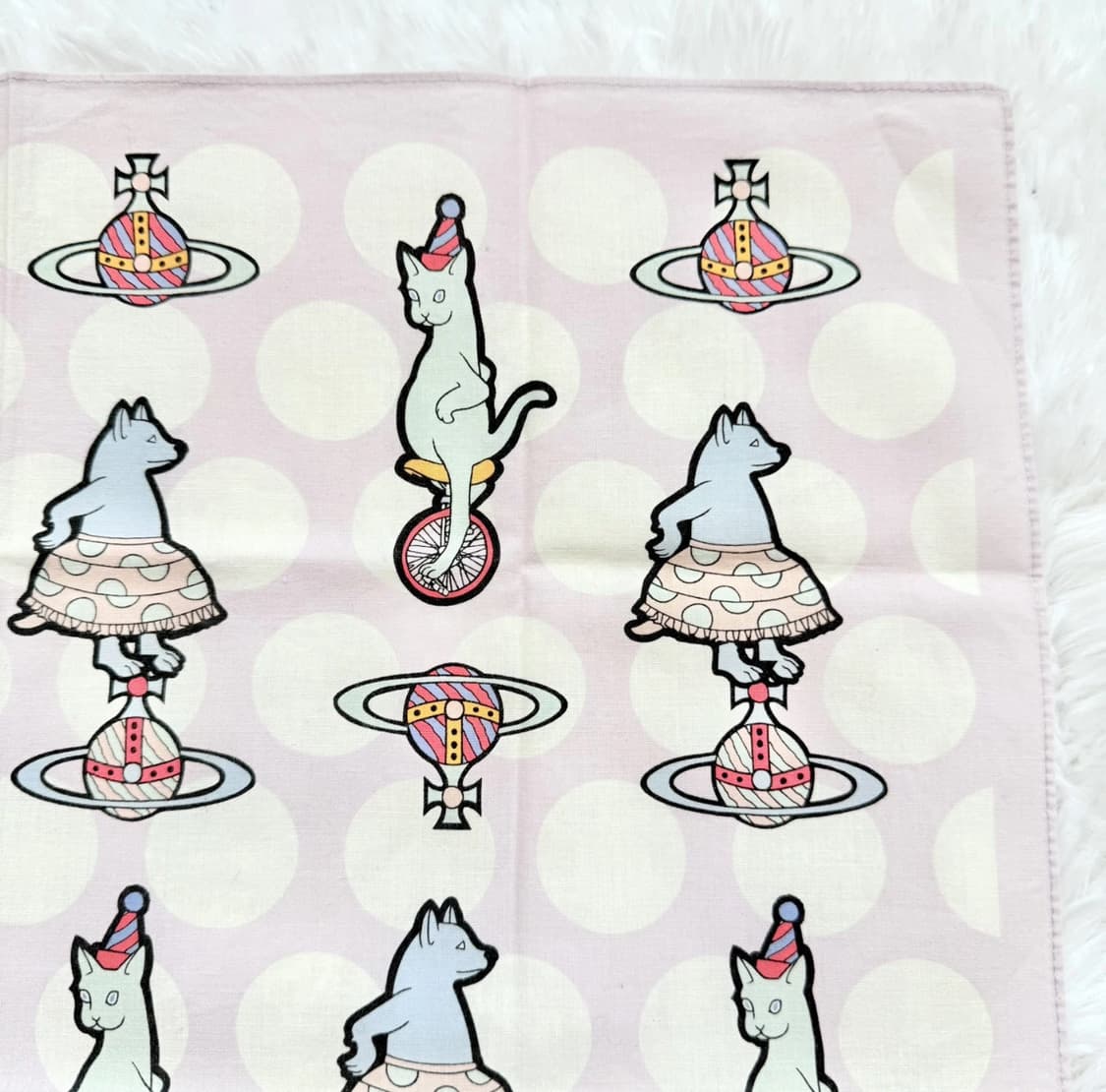 Vivienne Westwood 비비안 웨스트우드 미니스카프 손수건 퍼플 상품이미지4