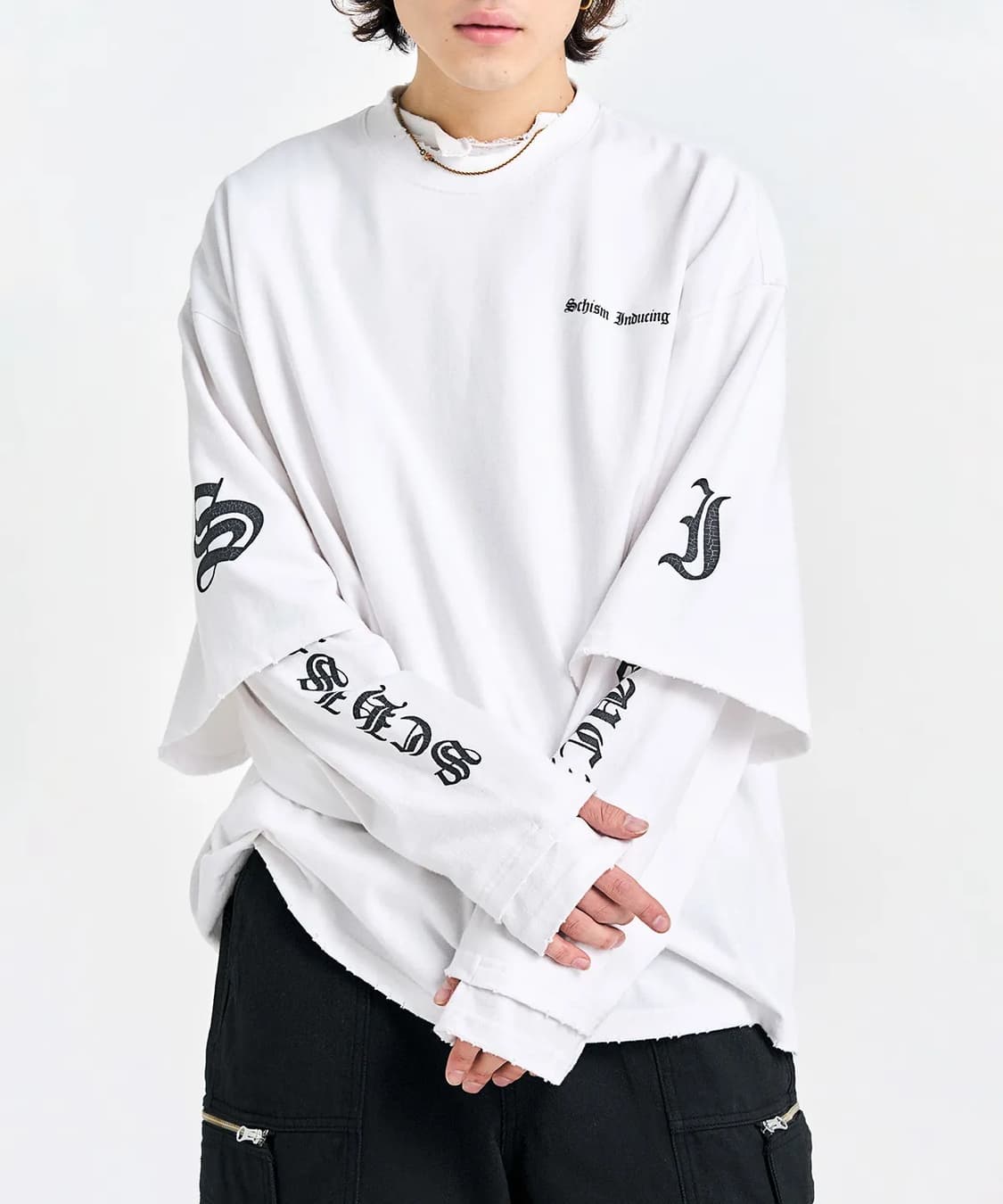 [L]스키즘인듀싱 IKEBUKURO SLEEVES, WHITE 상품이미지1