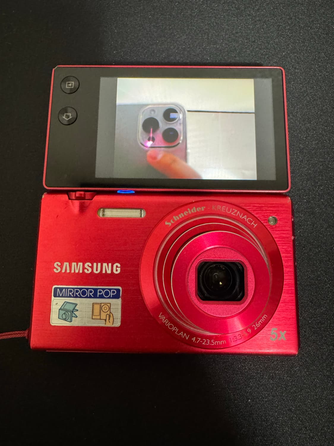 삼성 미러팝mv800 한효주 디카 레드  상품이미지2