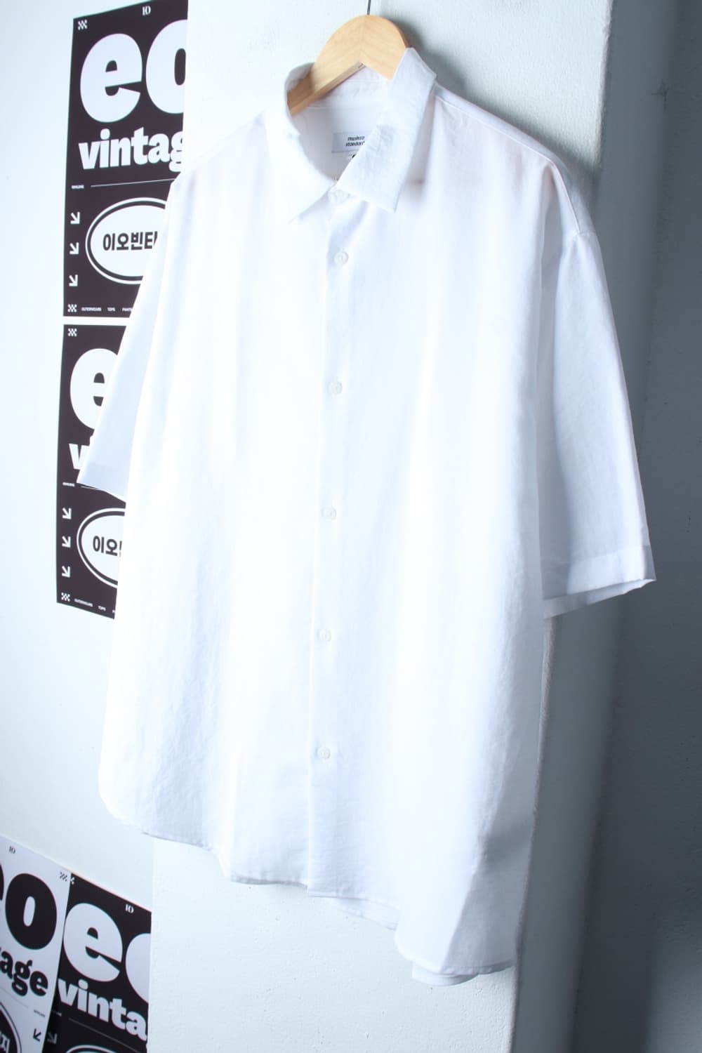 (XL-2XL) 무신사 스탠다드 반팔 카라 티셔츠 셔츠 남방-H32130 상품이미지1