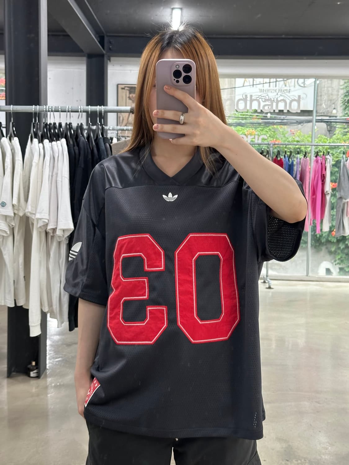 아디다스 오리지널스 자수 풋볼 반팔져지 상품이미지3