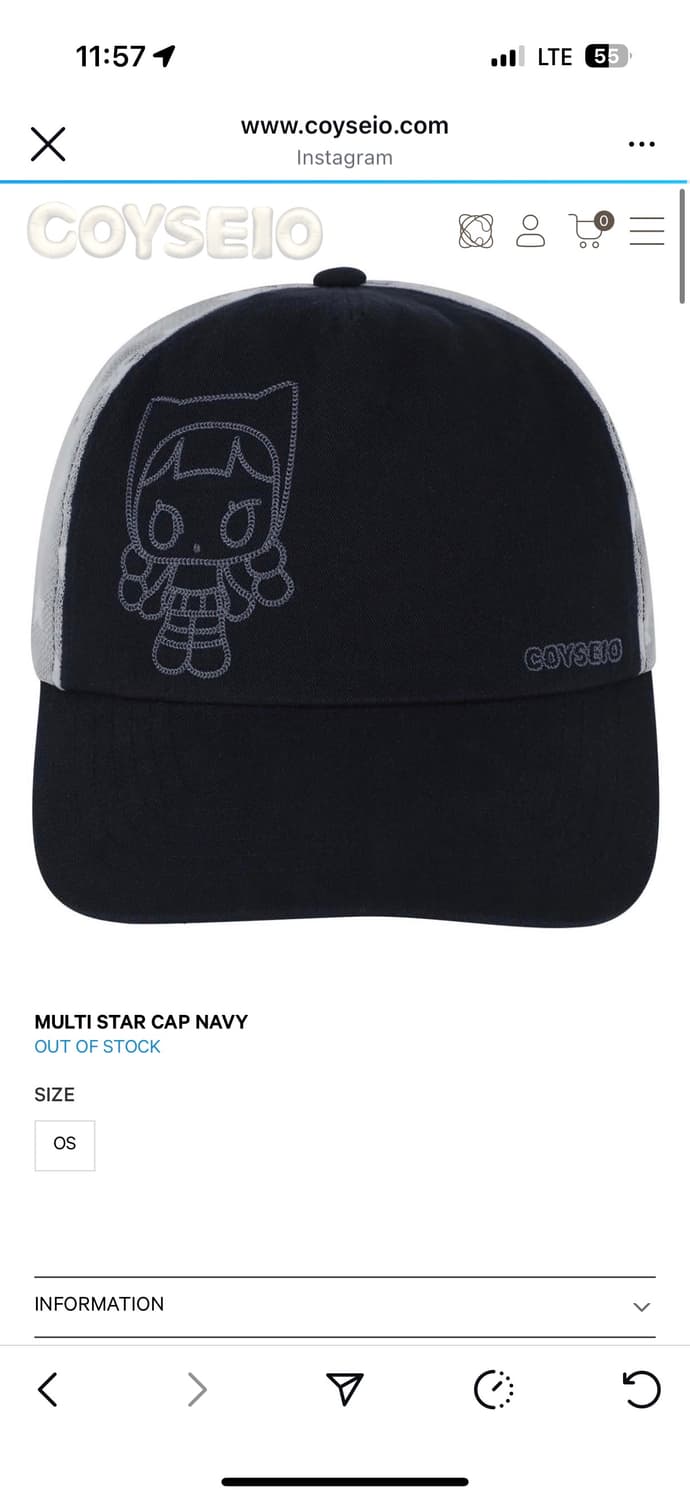 MULTI STAR CAP NAVY 상품이미지1