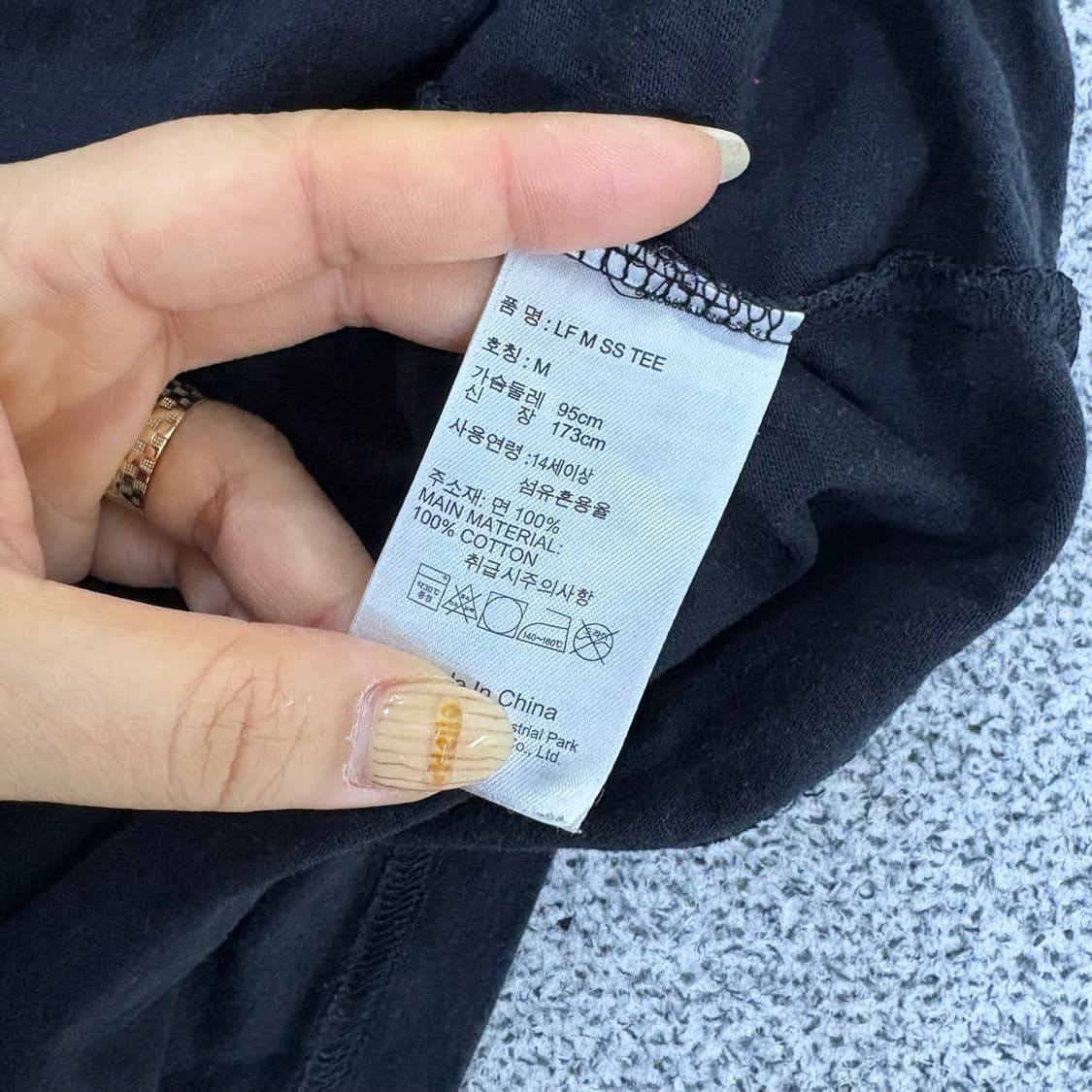 M 리복 여성  빅로고 반팔 티셔츠 0420J 상품이미지4