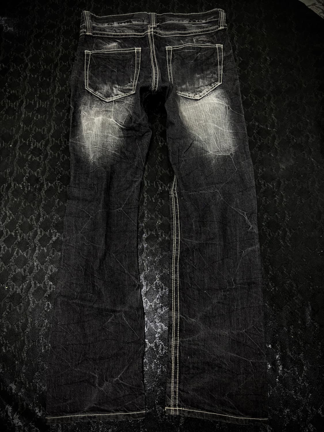 “AVAIL” Y2K Crack Washing Pants 상품이미지5