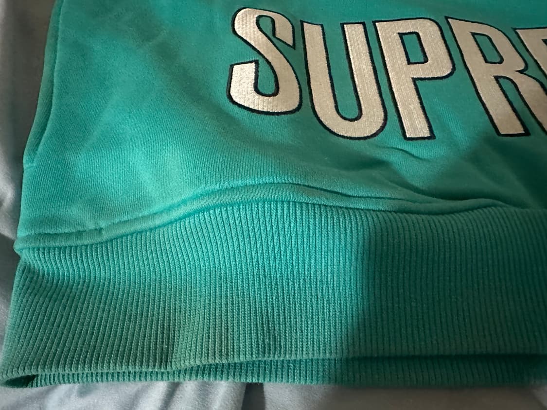 [M] 슈프림x챔피온 14시즌 후드 Teal(민트) 상품이미지4