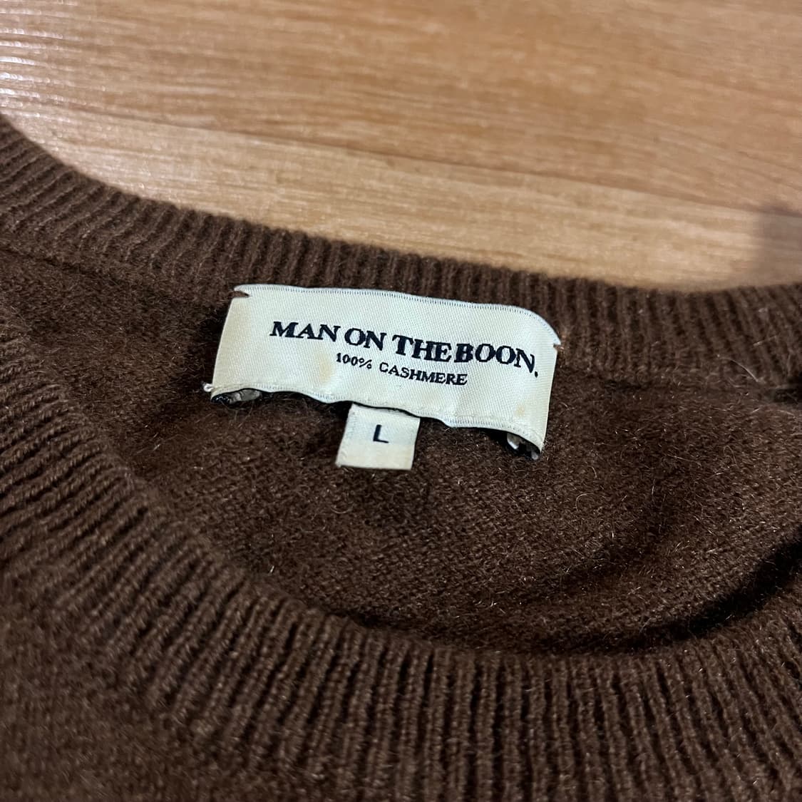 [100] 맨온더분 캐시미어100 니트 상품이미지3