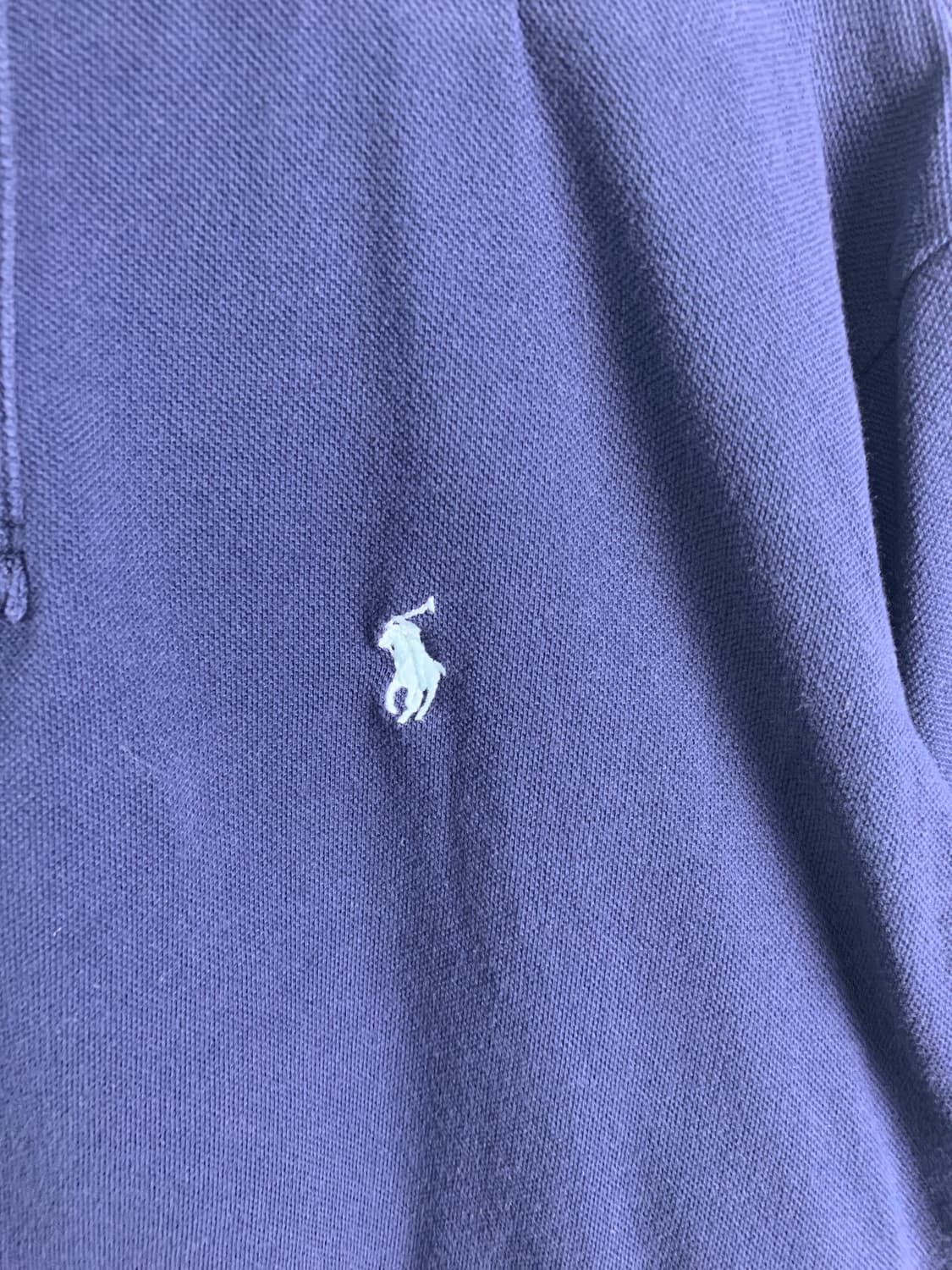 폴로 랄프로렌 네이비 긴팔 카라 티셔츠 상품이미지3