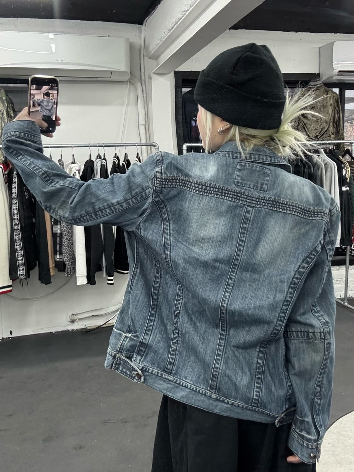 VTG 워시드 데님자켓 상품이미지6