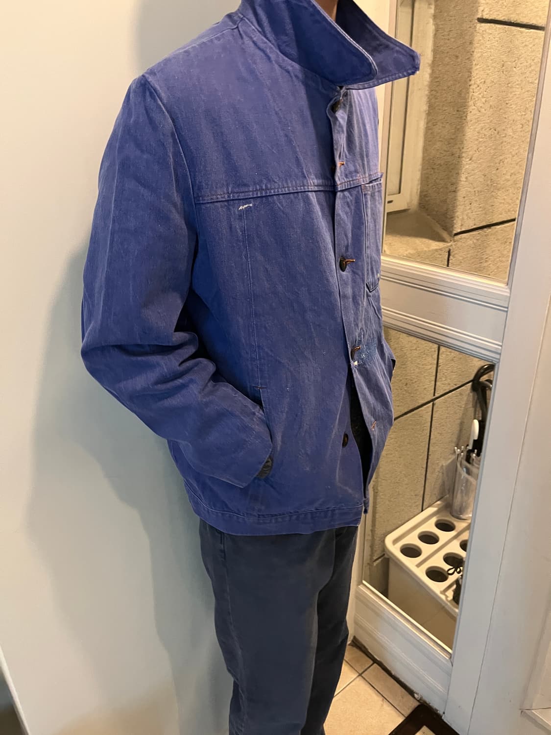 70s og french work jacket 상품이미지4