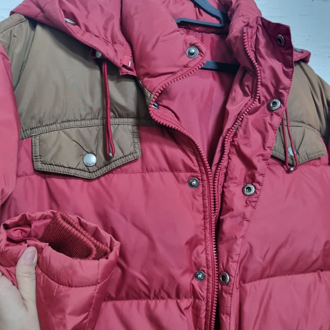 리바이스 남성 오리털 패딩 XL 105 상품이미지4