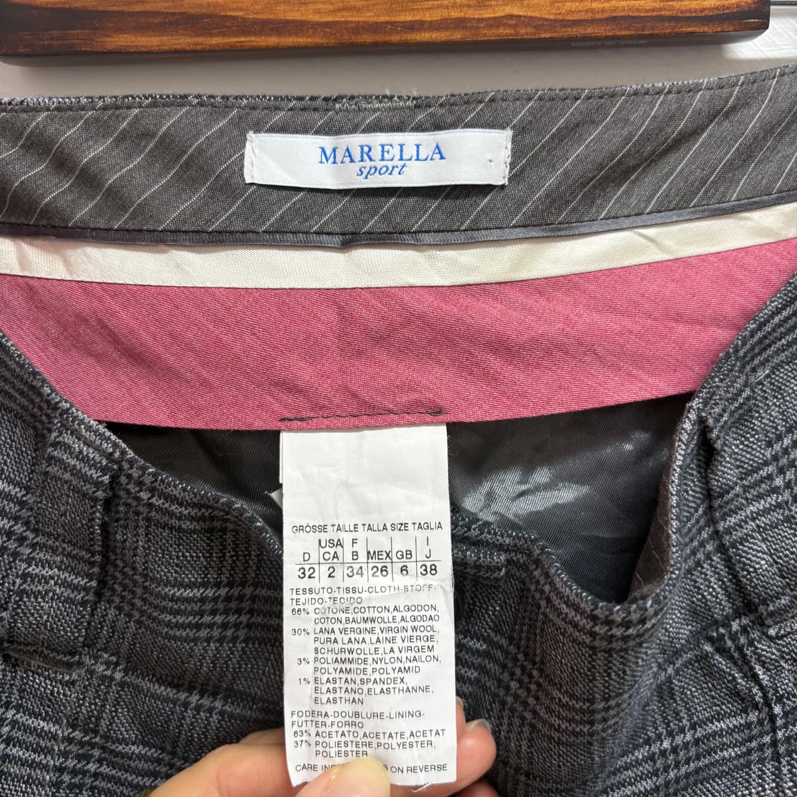 MARELLA by maxmara 체크 미니 스커트  상품이미지4