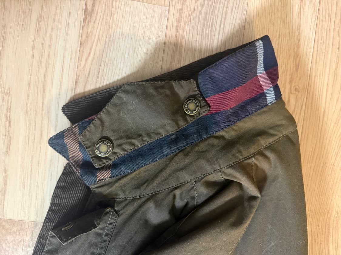 Barbour Strathrhyre Wax Jacket 브라운 M (슬림 상품이미지9