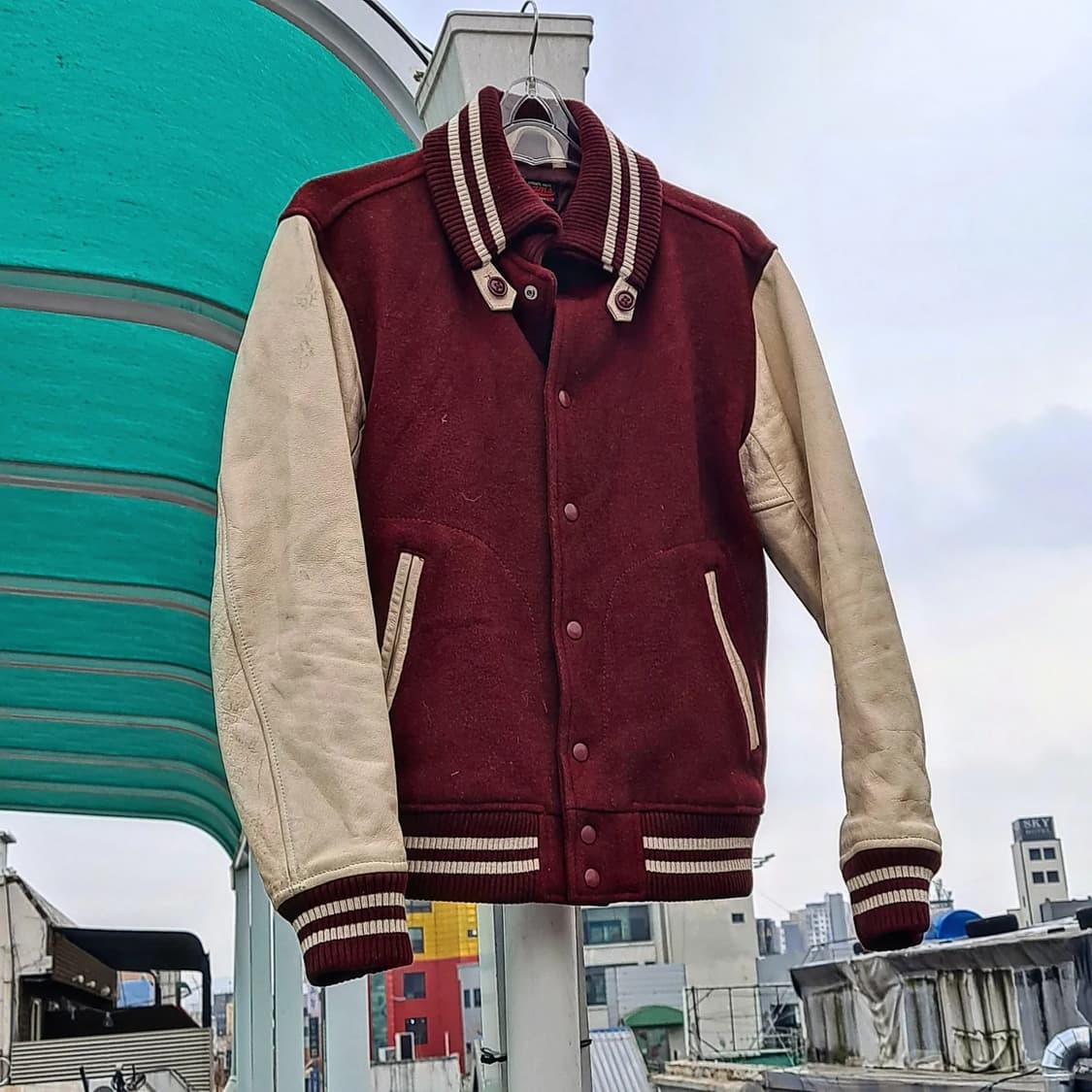 [빔즈] 빈티지 바시티 자켓 상품이미지1