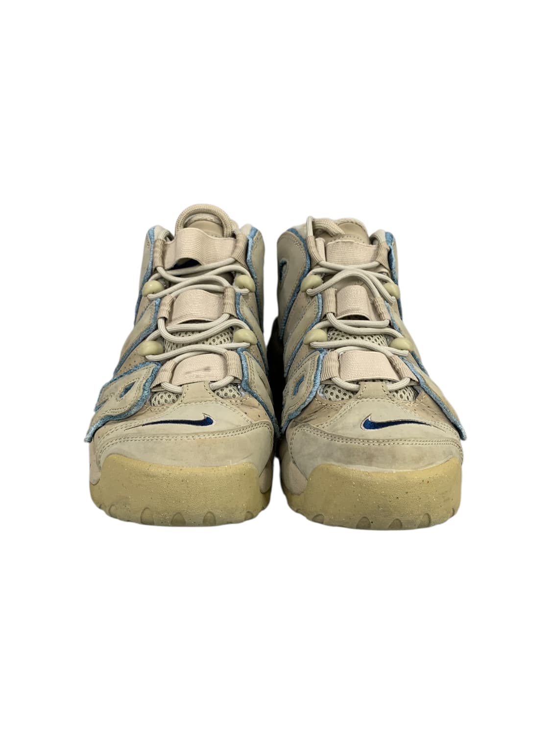 나이키 에어 모어 업템포 96 라임스톤 발레리안 블루 250 상품이미지5