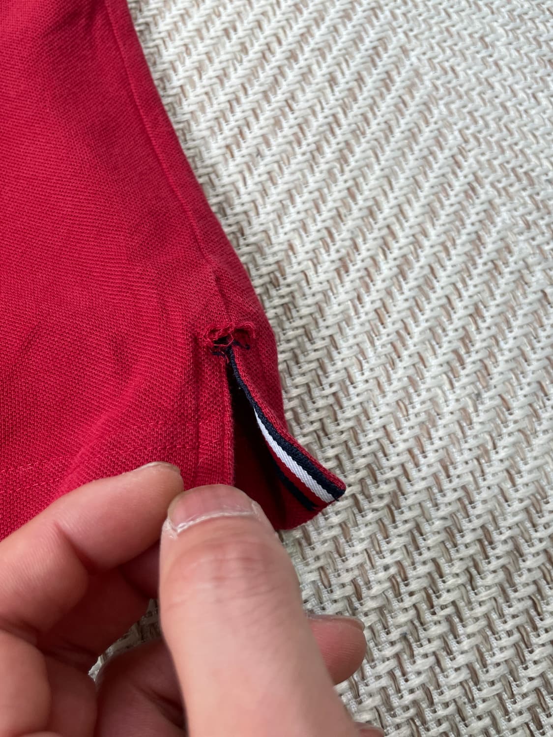 타미 힐피거 커스텀 핏 레터링 폴로 셔츠 J03552 상품이미지8