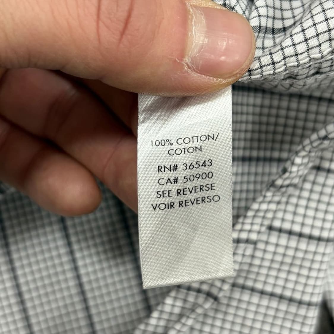 캘빈클라인 체크 패턴 셔츠 v3118 상품이미지6