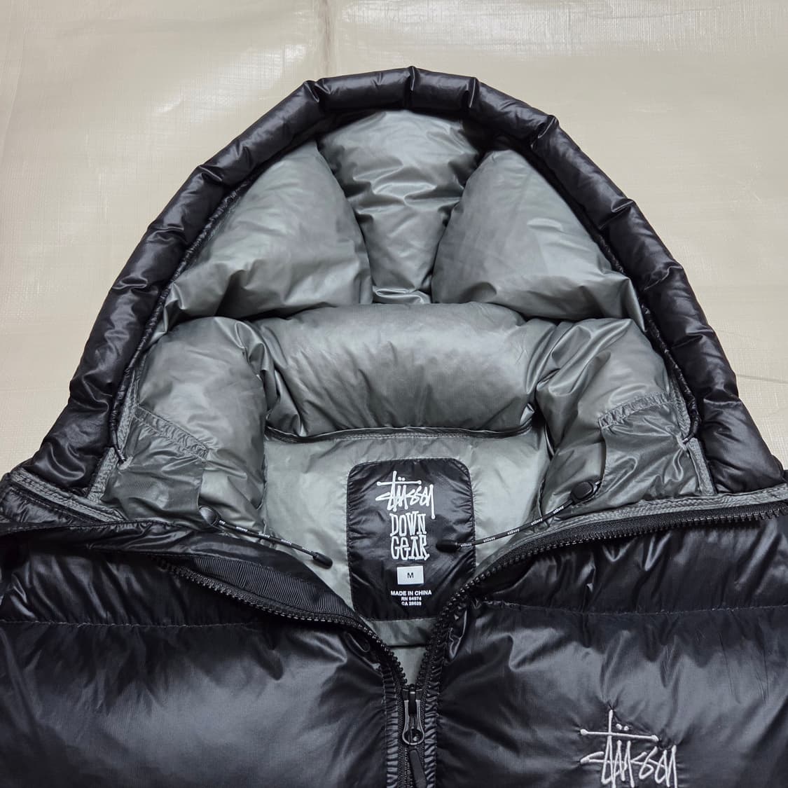 스투시 다운 파카 마이크로 립스탑 M 상품이미지6