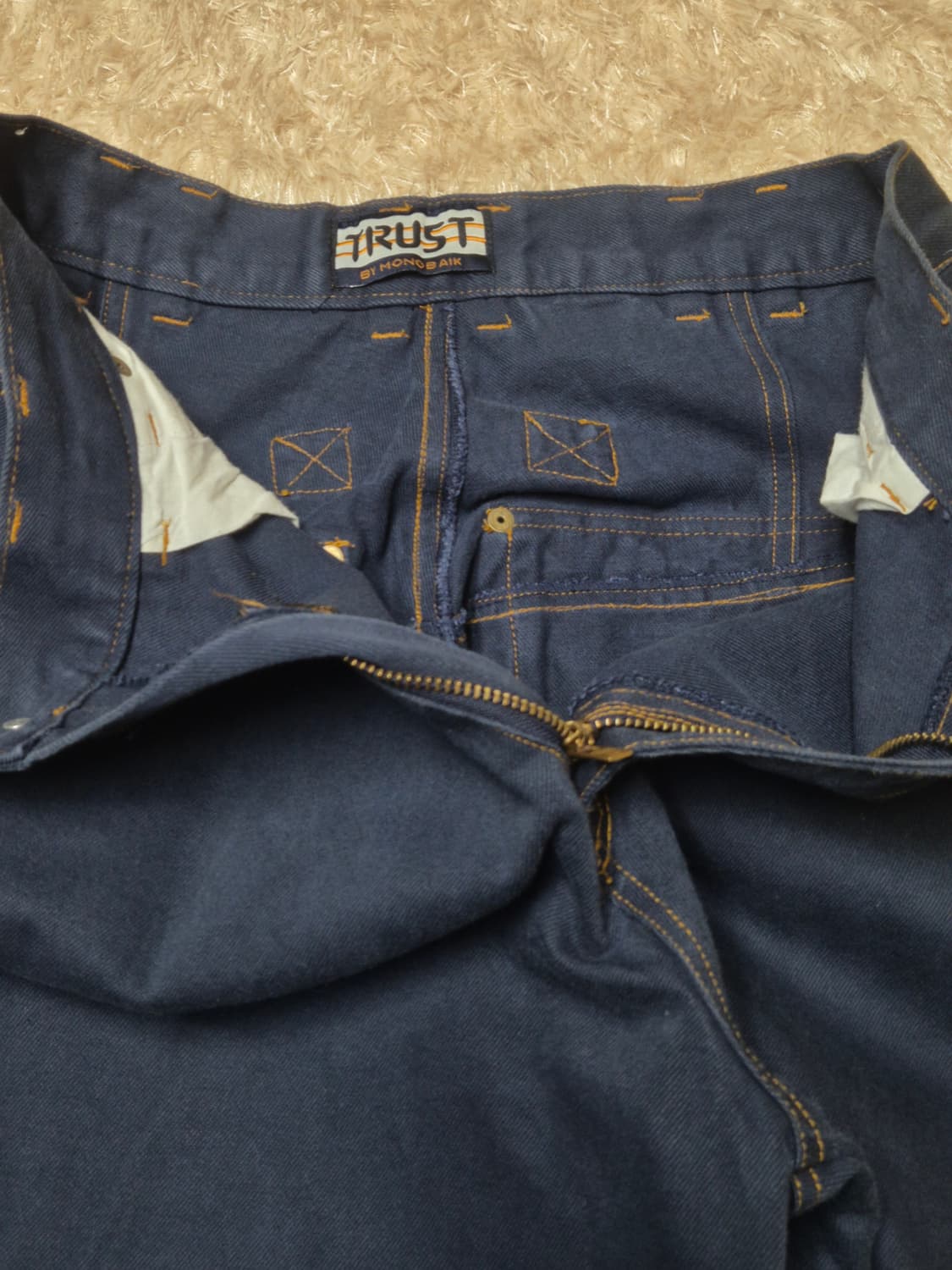 VTG 빅사이즈 멀티 디테일 와이드 데님팬츠 상품이미지4