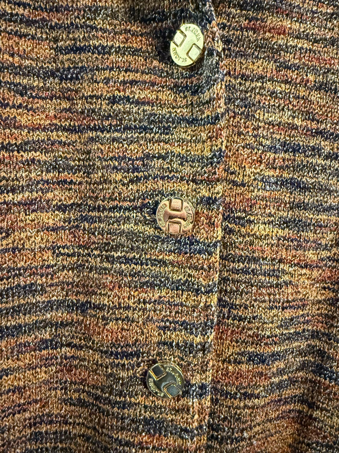 12 세인트존 ST.JOHN 컬렉션 니트 자켓 브라운 멀티 상품이미지5