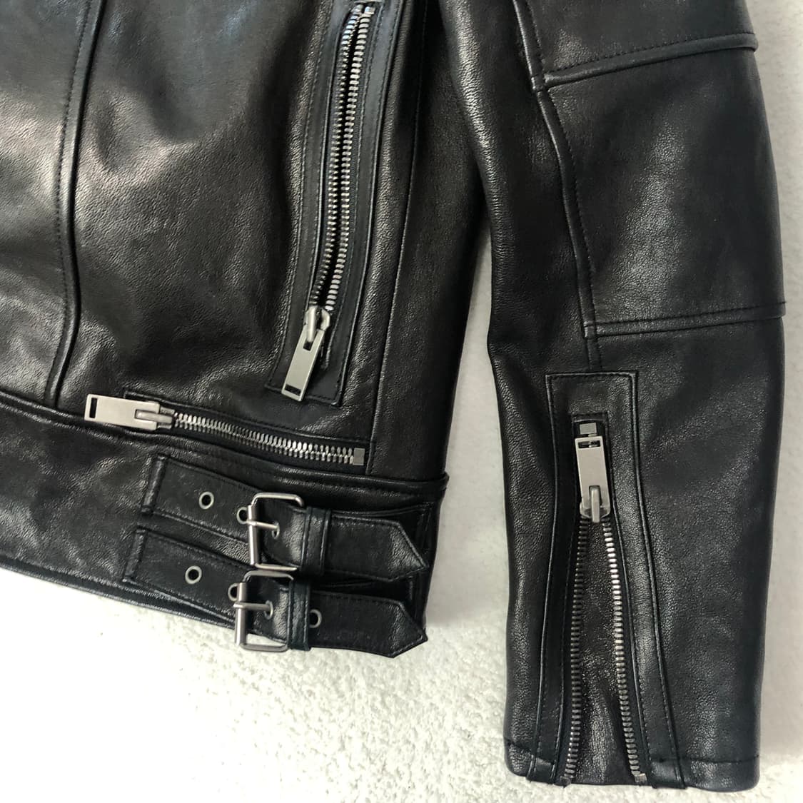 이태리 램스킨 레더자켓  상품이미지7