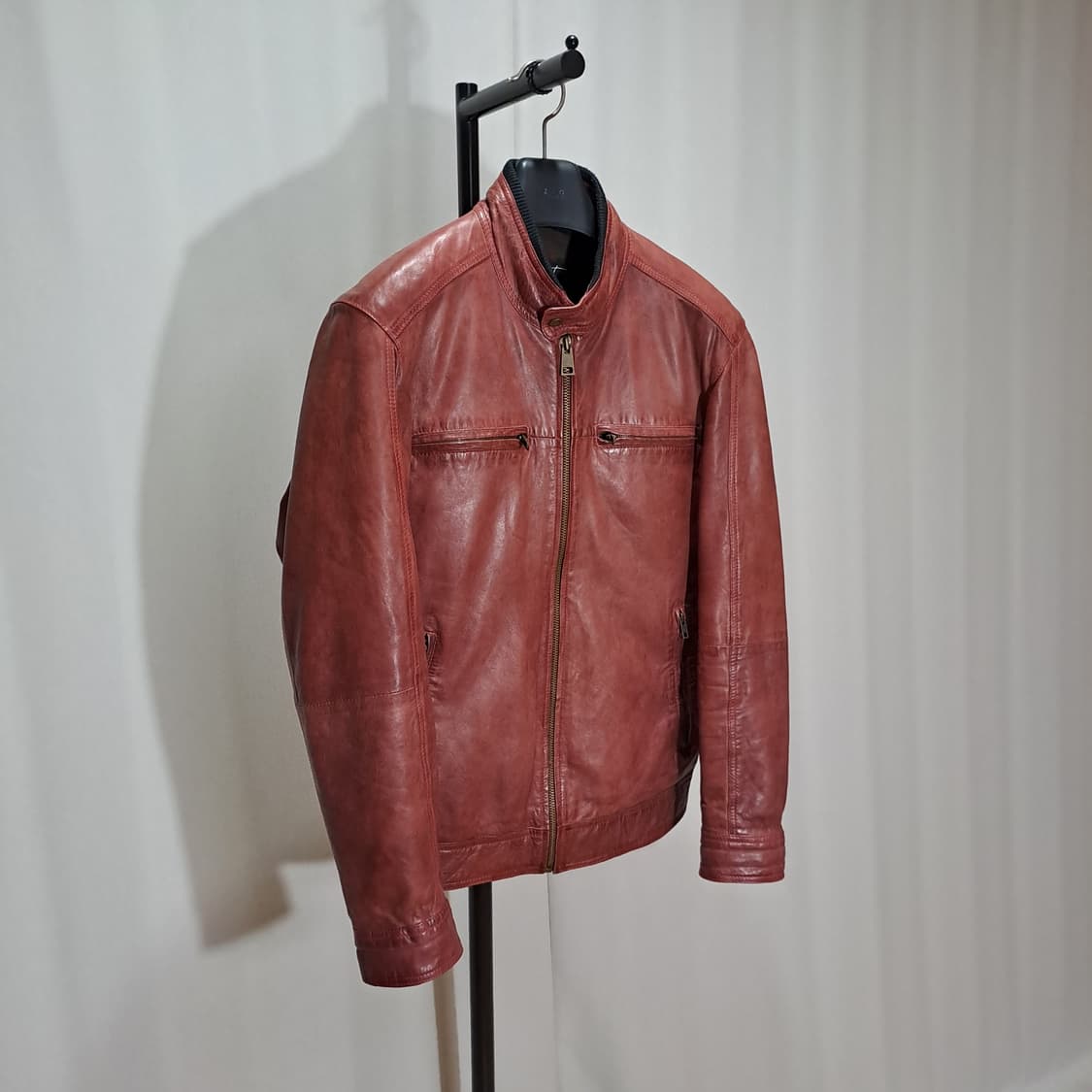 (택포) Black Rivet 양가죽 싱글 자켓 M B193 상품이미지3