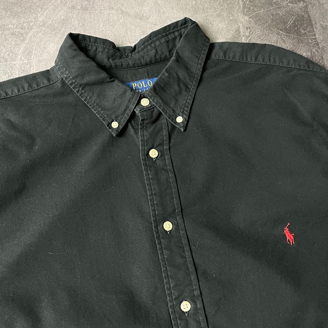 RALPH LAUREN 랄프로렌 빈티지 블랙 코튼셔츠 상품이미지2