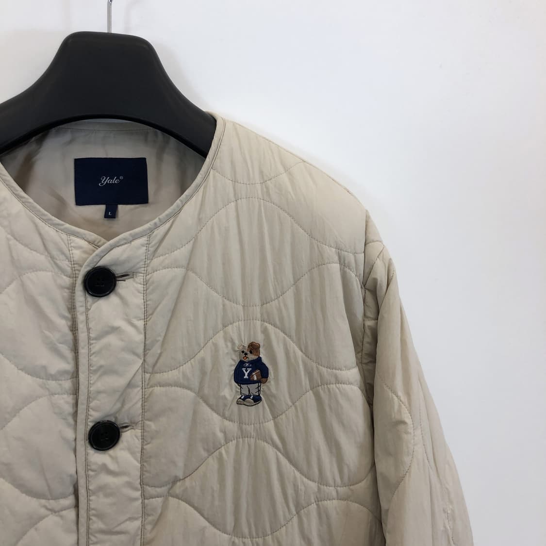 YALE 예일 웜업 퀼팅자켓 L  상품이미지2