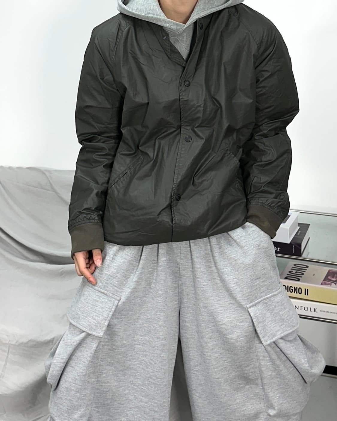 노스페이스 카키 블루종 110 상품이미지2