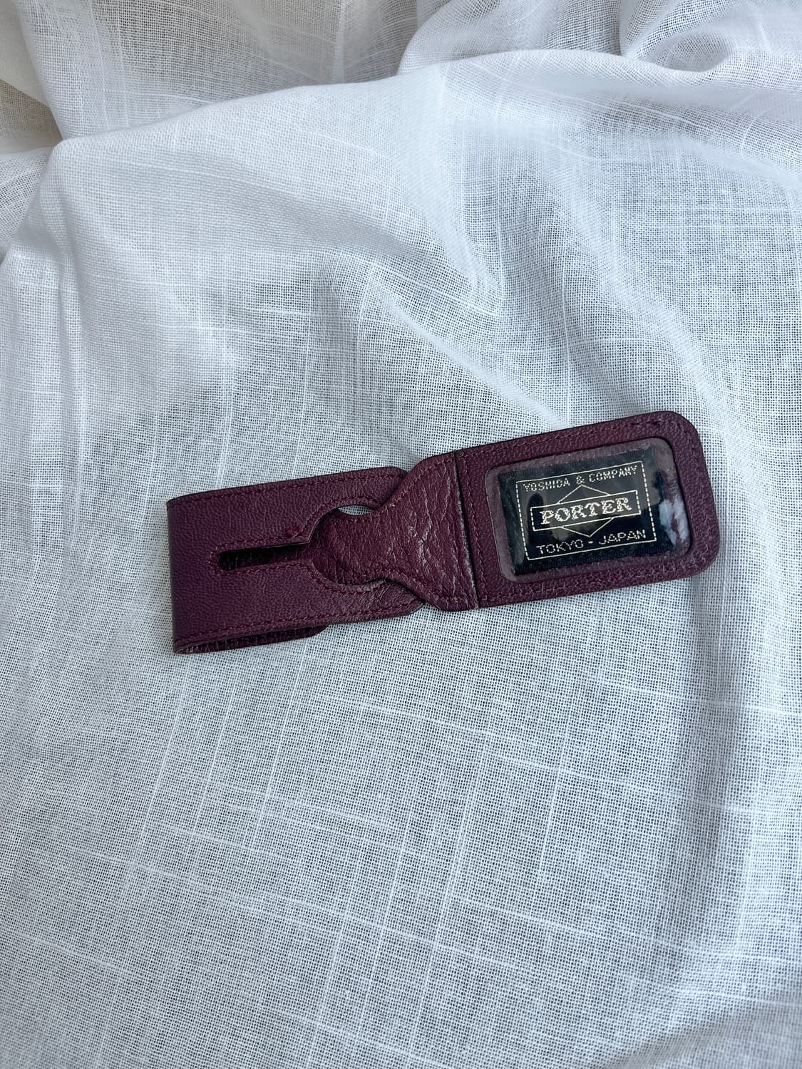 Porter 포터 러기지 태그 버건디 상품이미지8